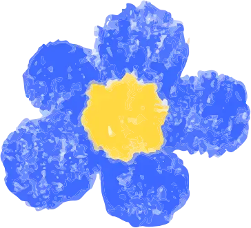 blue flower